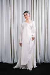White Sheesha Silk Dress