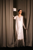 White Sheesha Silk Dress