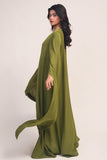 Cape Maxi Dress