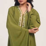 Cape Maxi Dress