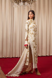 SIDE SLIT FOND ROSE SHIRT WITH TROUSER AND DUPATTA