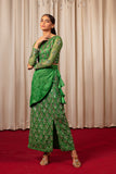 FOND VERT TOP WITH SKIRT