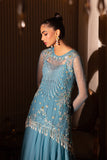 FOND JUANE DRESS WITH CHIFFON LEHENGA